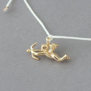 Cream Cord String Bracelet Friendship Gold Cupid..